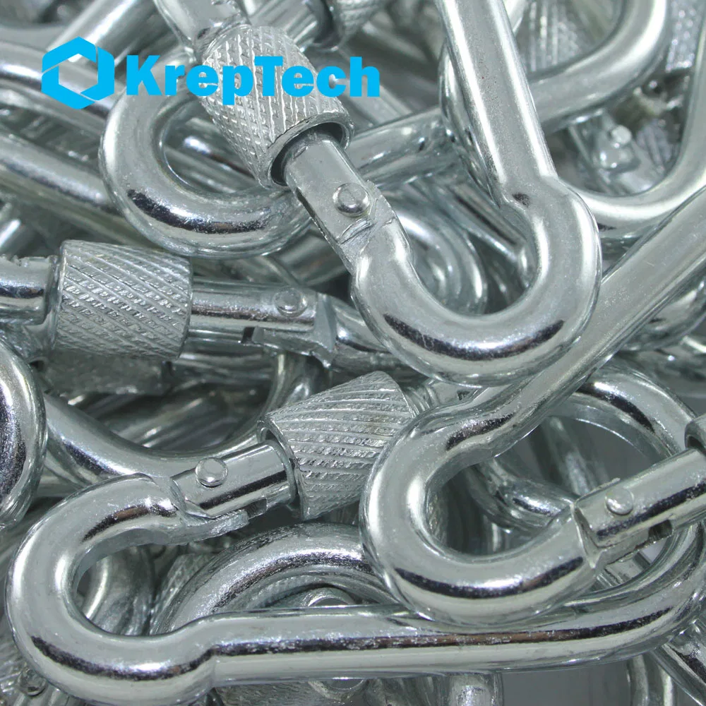 Карабін пожежний із замком, DIN 5299D (8274)