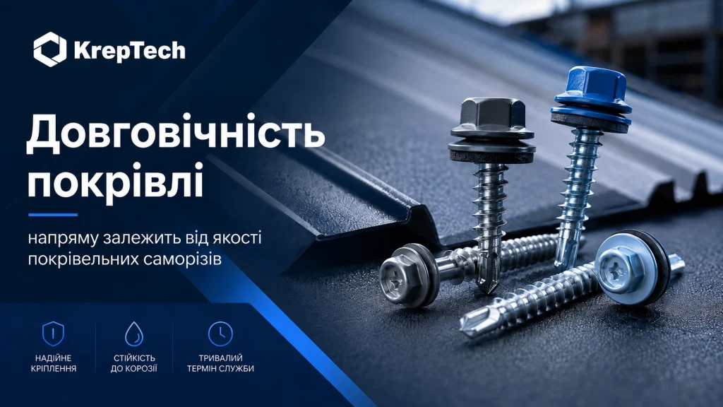 Правильний вибір покрівельних саморізів для якісної покрівлі
